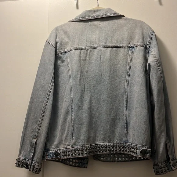 Good American Jean Jacket with Studded Detailing - Picture 5 of 5